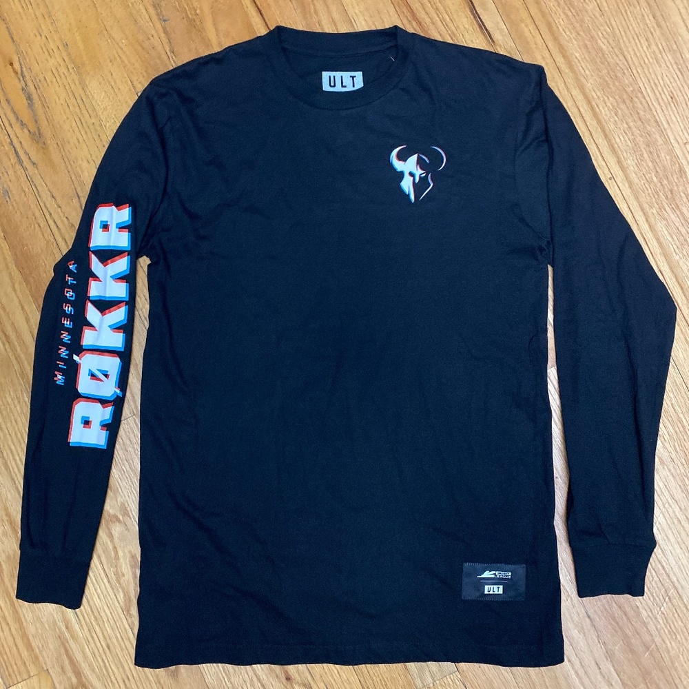 MEN’S CALL OF DUTY -ULT MINNESSOTA ROKKR LONG SLEEVE BLACK SHIRT